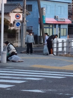 ３月５日　 早朝清掃 　参加致しました。